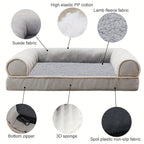 New Dog Sofa Pet Dog Bed Cat Bed Deep Sleep Dog House Square Thickened Warm Dog Mat Small Medium Large Dog House Pet Supplies Breathable Blanket Pet Dog Bed Dog Sofa Dog Bed Dog House Pet Supplies Accessories Lootquake LLC