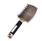 Hairbrush Anti Klit Brushy Haarborstel Women Detangler Hair Brush Bristle Nylon Scalp Massage  Teaser Hair Brush Comb Pi-Mart
