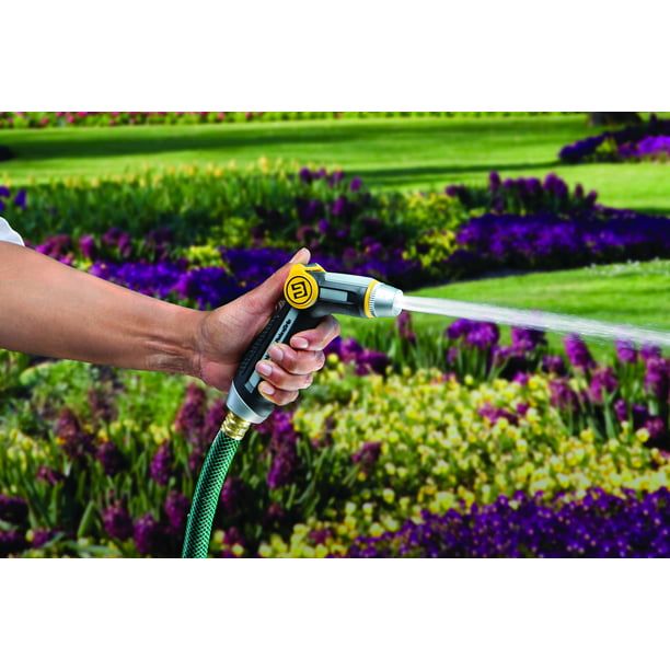 Melnor R550 RelaxGrip Adjustable Metal Hose Nozzle, Black / Yellow EasyOptionXY LLC