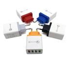 USB Charger Quick Charge 3.0 4 Phone Adapter For Tablet Portable Wall Mobile Charger Fast Charger Pi-Mart