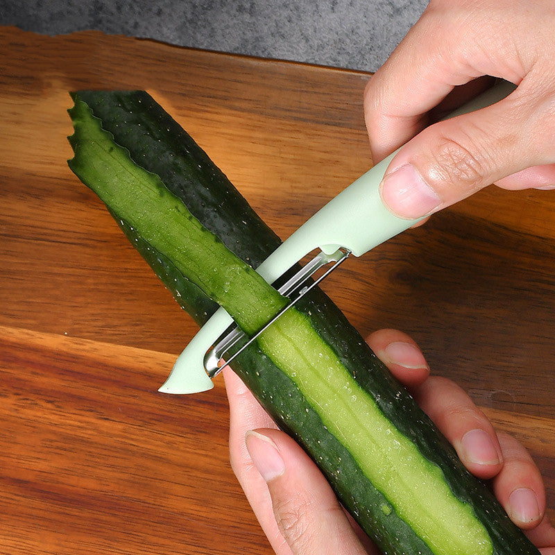 2 In 1 Peeler Cutter Kitchen Multi-function Vegetable Fruit Potato Cucumber Grater Peeler Portable Durable Kitchen Tools Pi-Mart