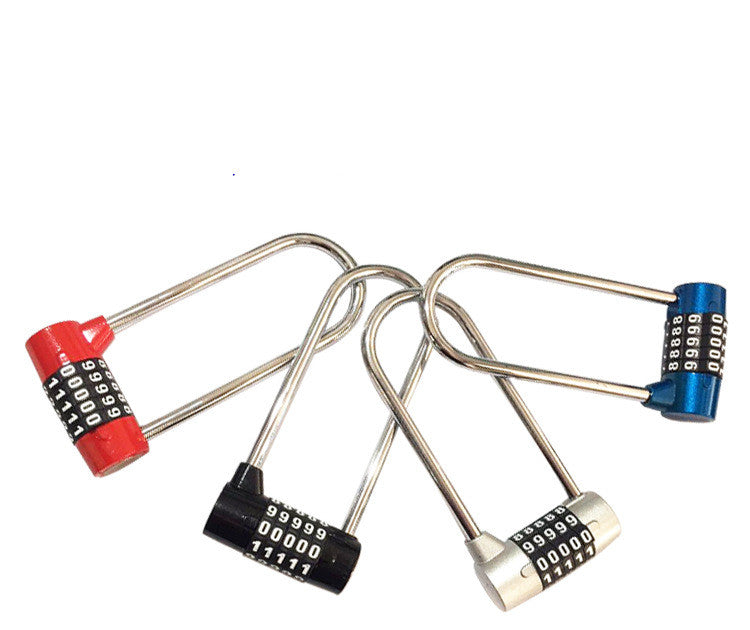 U-shaped lock door handle combination lock padlock Pi-Mart