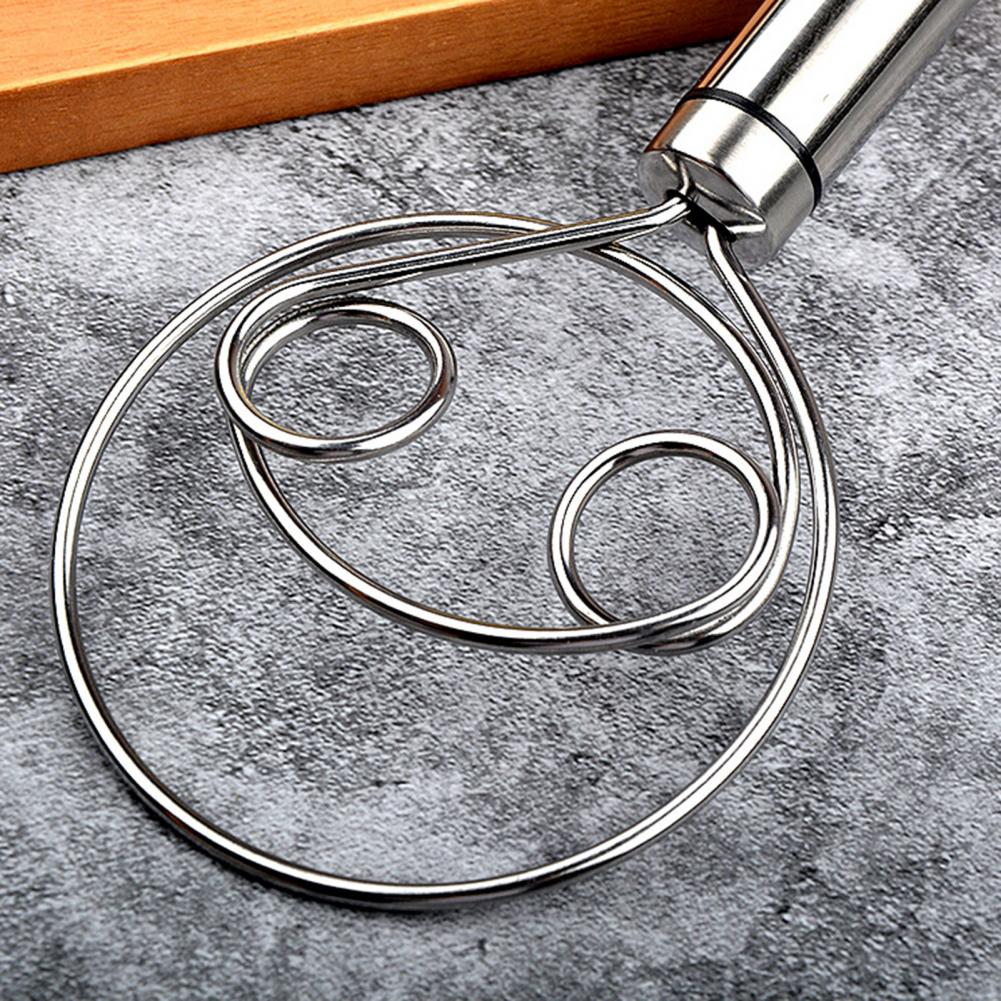 Stainless Steel Danish Flour Binocular Coil Mixer Manual Dough Mixer And Dough Tool Mixing Stick Pi-Mart