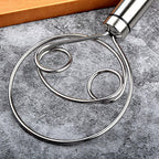 Stainless Steel Danish Flour Binocular Coil Mixer Manual Dough Mixer And Dough Tool Mixing Stick Pi-Mart