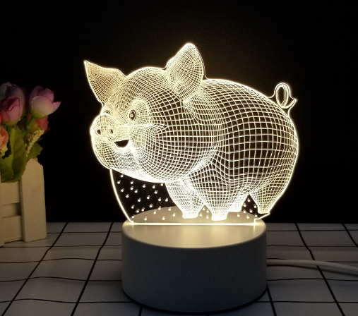 3D Table Night Lamp - SJB-DIAMOND ELITES
