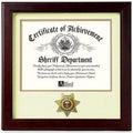 Flag Connections Sheriff Medallion 8-Inch by 10-Inch Certificate Frame. The Military Gift Store