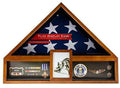 Flag Connections Military Veteran Flag and Medal Display Case - 5'x9.5' Shadow Box The Military Gift Store