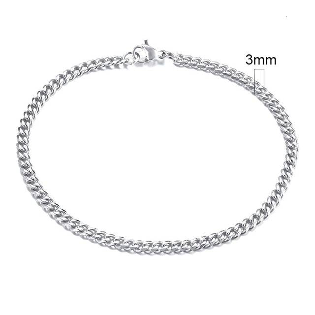 Vnox Men's Chunky Curb Chain Bracelet Pi-Mart