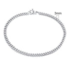 Vnox Men's Chunky Curb Chain Bracelet Pi-Mart