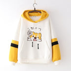 Puppy print long sleeve hoodie Pi-Mart