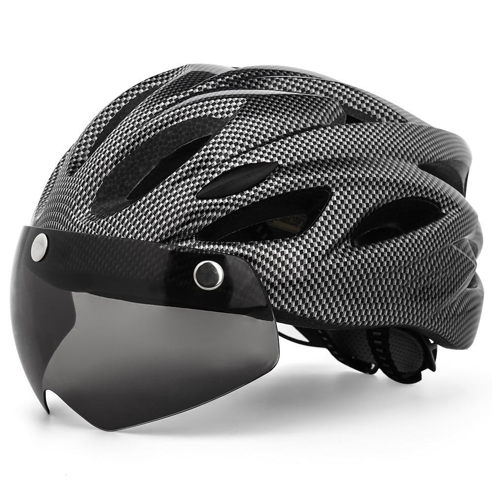 Bicycle Riding Protective Helmet Belt Goggles Lootquake LLC