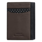 Dopp Men's Alpha RFID Front Pocket Get-Away Leather, Black