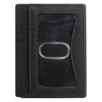 Dopp Men's Alpha RFID Front Pocket Get-Away Leather, Black