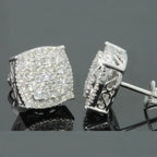 Color Stone Stud Earrings Pi-Mart