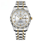 Men's Waterproof Double Calendar Luminous Quartz Watch Pi-Mart