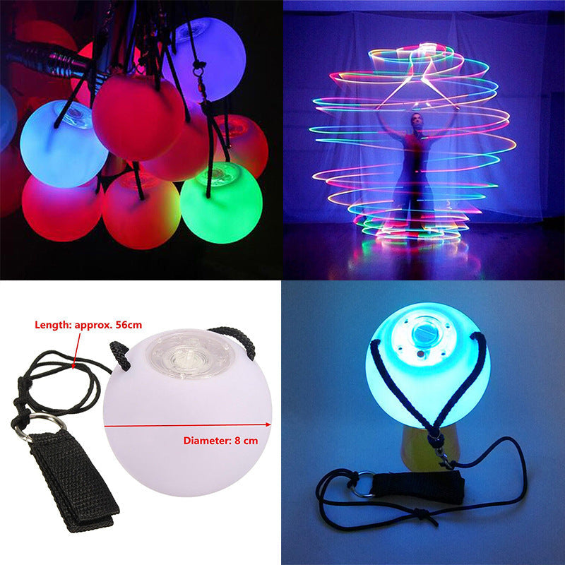 Led Luminous Hand Swing Ball Button Colorful Pi-Mart
