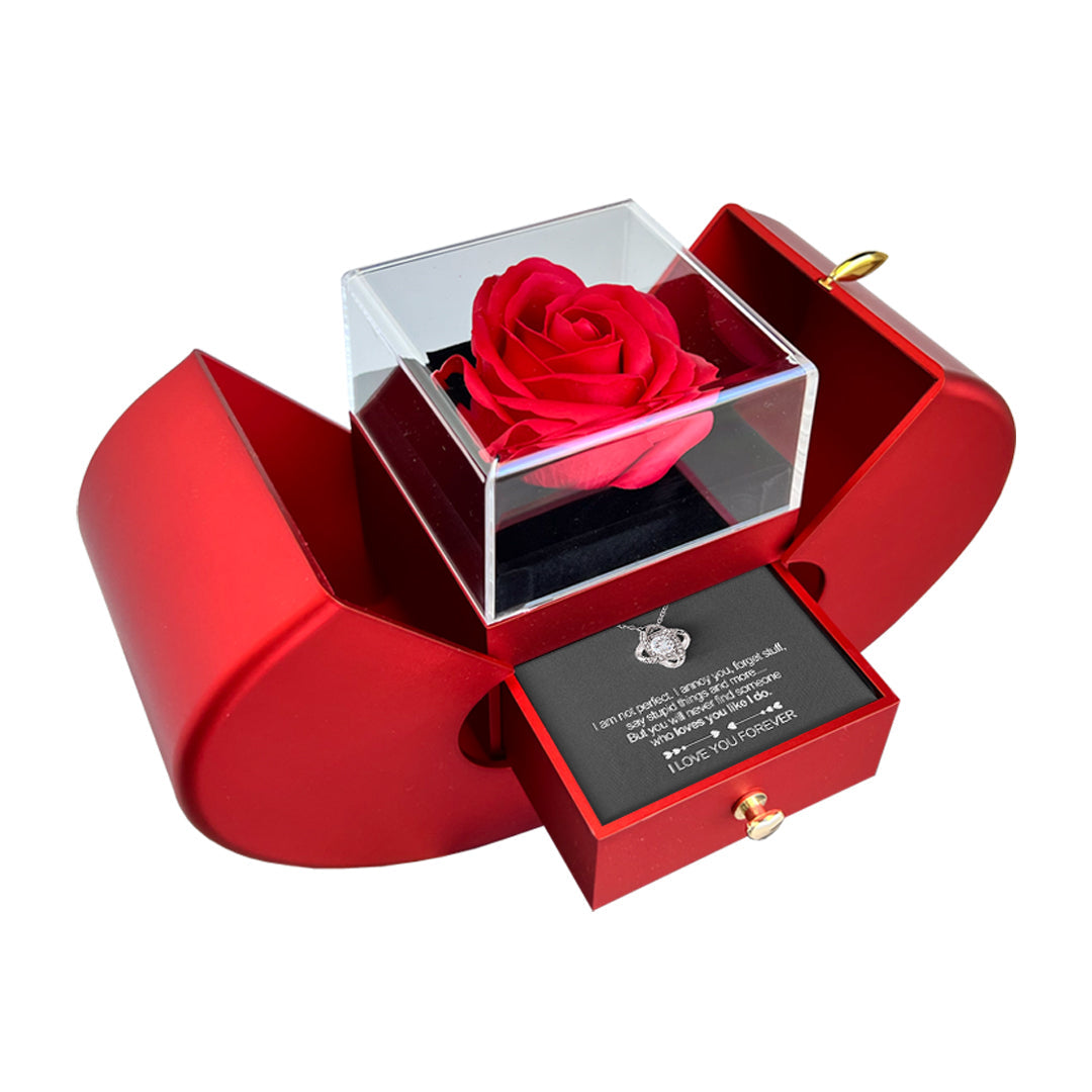 Real Rose Necklace - SJB-DIAMOND ELITES