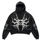 Punk Wind Ninja Printed Hoodies Pi-Mart