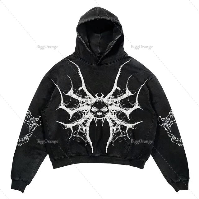 Punk Wind Ninja Printed Hoodies Pi-Mart