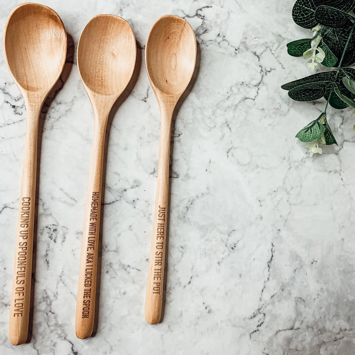 Spoon Rest And Wooden Spoon Set Custom Color Quote Choice Kitchen Gift BandsCo Straps