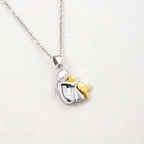 Fashion Little Girl And Dog Hug Necklace Pi-Mart