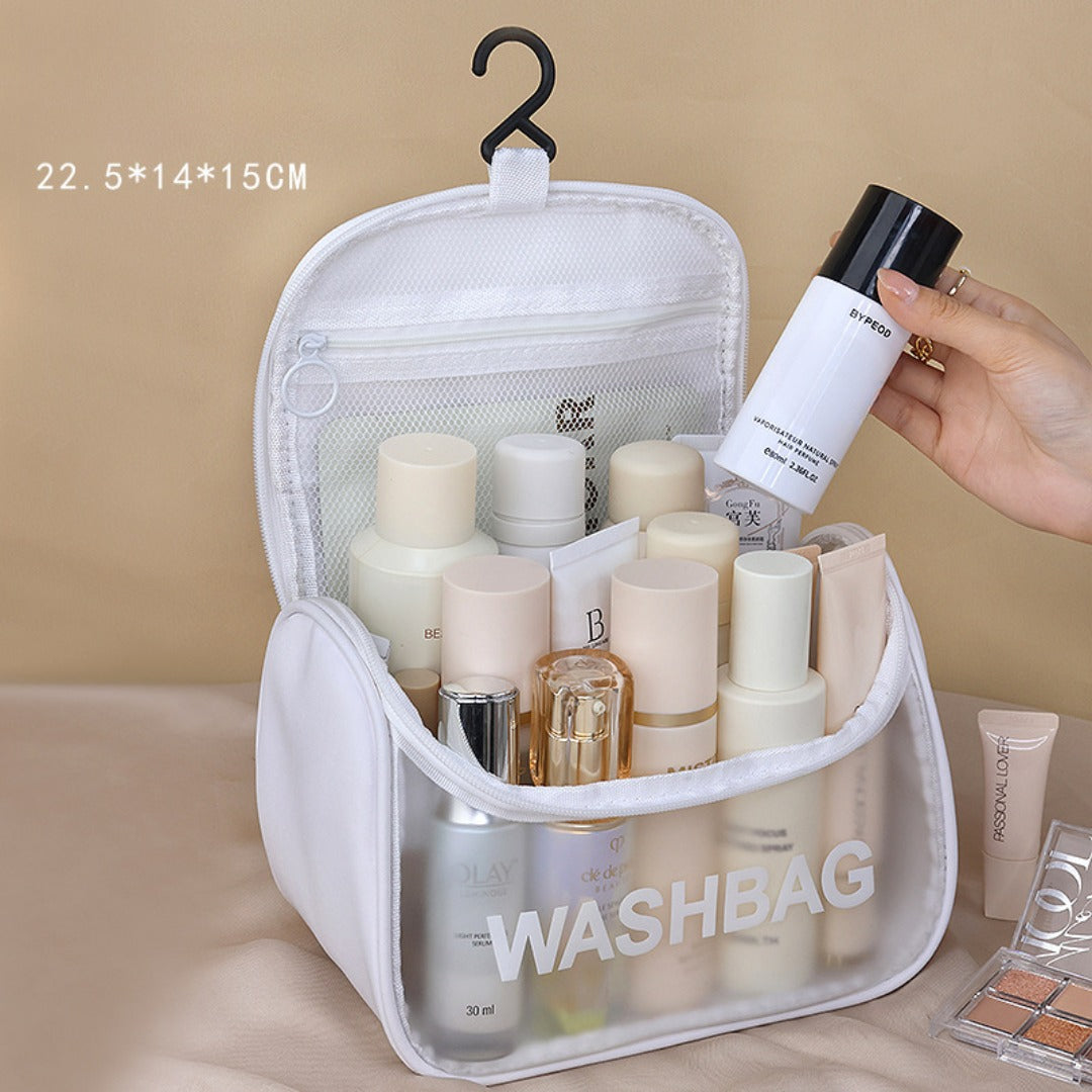 Travel Portable Cosmetic Bag – Large Capacity Unisex Hook Toilet Bag for Cosmetics Storage | Durable & Organized | Perfect for Travel and Daily Use - SJB-DIAMOND ELITES