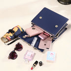 Genuine leather handbags portable fashion simple shoulder bag trendy all-match crossbody bag tote bag - SJB-DIAMOND ELITES