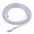 Snake Chain Platinum Plated Men`s Necklaces Pi-Mart