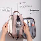 Cosmetic bag, business trip toiletries storage bag, three-layer dry and wet separation men's toilet bag, makeup bag organizer,Makeup bag with compartments, - SJB-DIAMOND ELITES