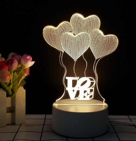 3D Table Night Lamp - SJB-DIAMOND ELITES