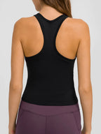 Millennia Round Neck Racerback Active Tank