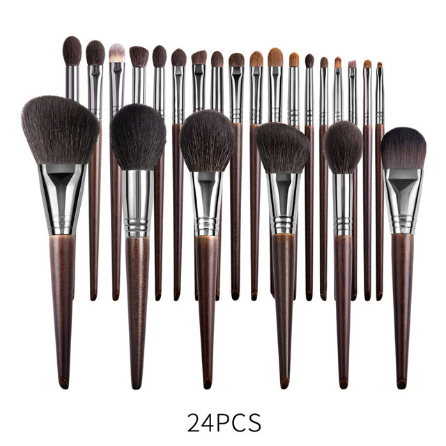 Natural Makeup Brushes Set Eyeshadow Make Up Brush Goat Pi-Mart