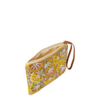 Lulu Women's Sequin Polyester Wristlet Lemon