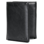 J. Buxton Men's D-Type RFID Three-Fold Vegan Leather, Tan