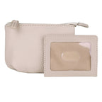 Julia Buxton Women's Pleated Coin Pouch, White Pepper