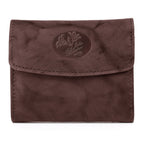 Julia Buxton Women's Heiress Pik-Me-Up Mini-Trifold Leather, Mahogany