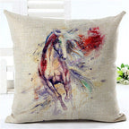 Horse pattern pillow pillowcase Lootquake LLC