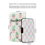 Miami CarryOn RFID Protected Wallet and Passport Cover Set (Cactuses)