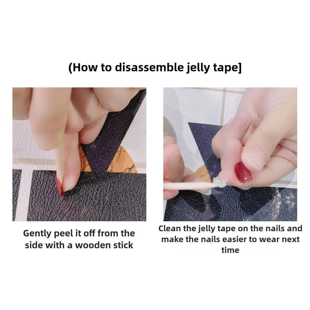 1077 Handmade Nail Wear Nail Art Reusable Press on Nails False Nails