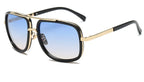 Luxury Modern Oversized Men and Woman Unisex Luxury Polarized  Sunglasses  Square Retro Oculos de sol  Sunglasses With  UV400 Prozection and Gradient  Mirror Eyewear Glasses - SJB-DIAMOND ELITES