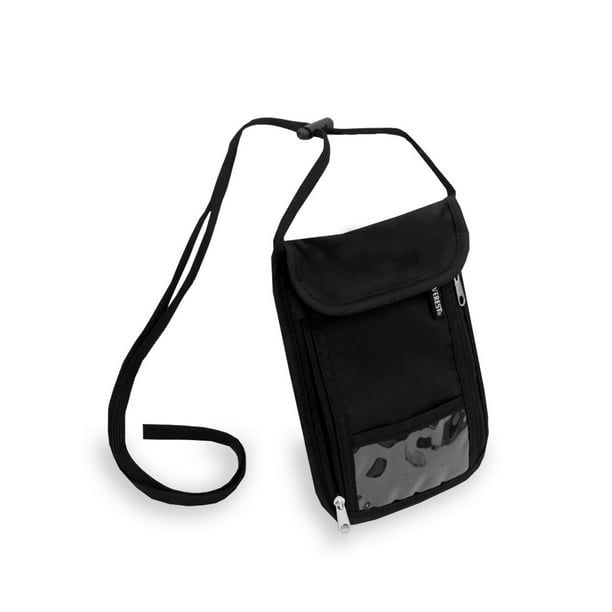 Everest Unisex Neck Pouch Black