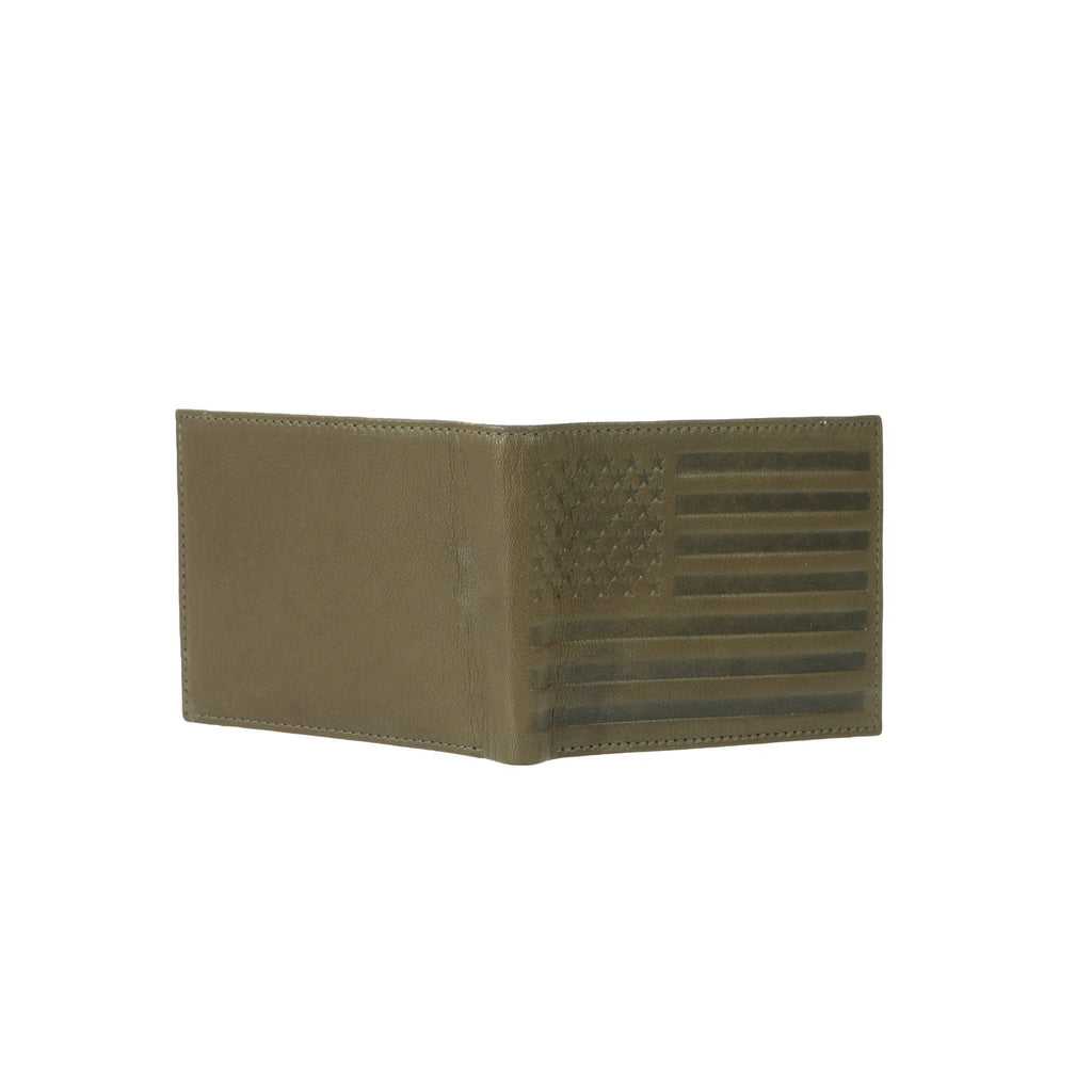 Leather flap Bifold