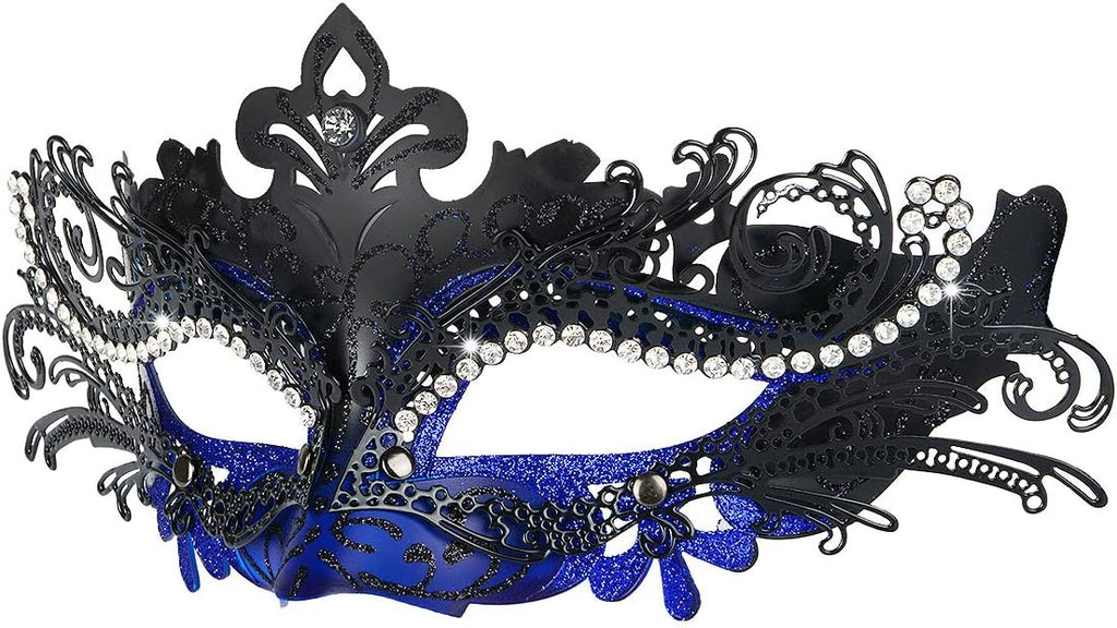 Masquerade Mask, Mardi Gras Deecorations Venetian Masks for Womens - SJB-DIAMOND ELITES