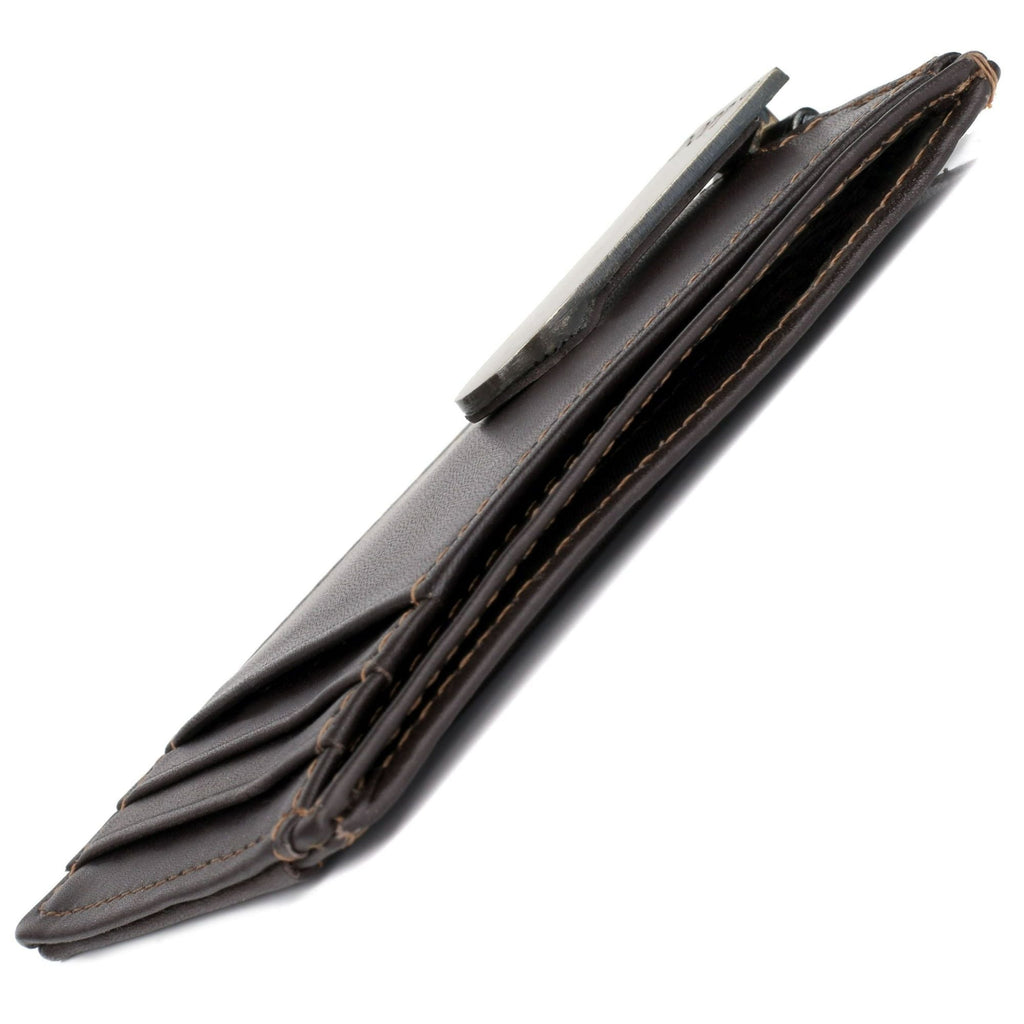 Dopp Men's Regatta Front Pocket Money Clip Leather, Brown