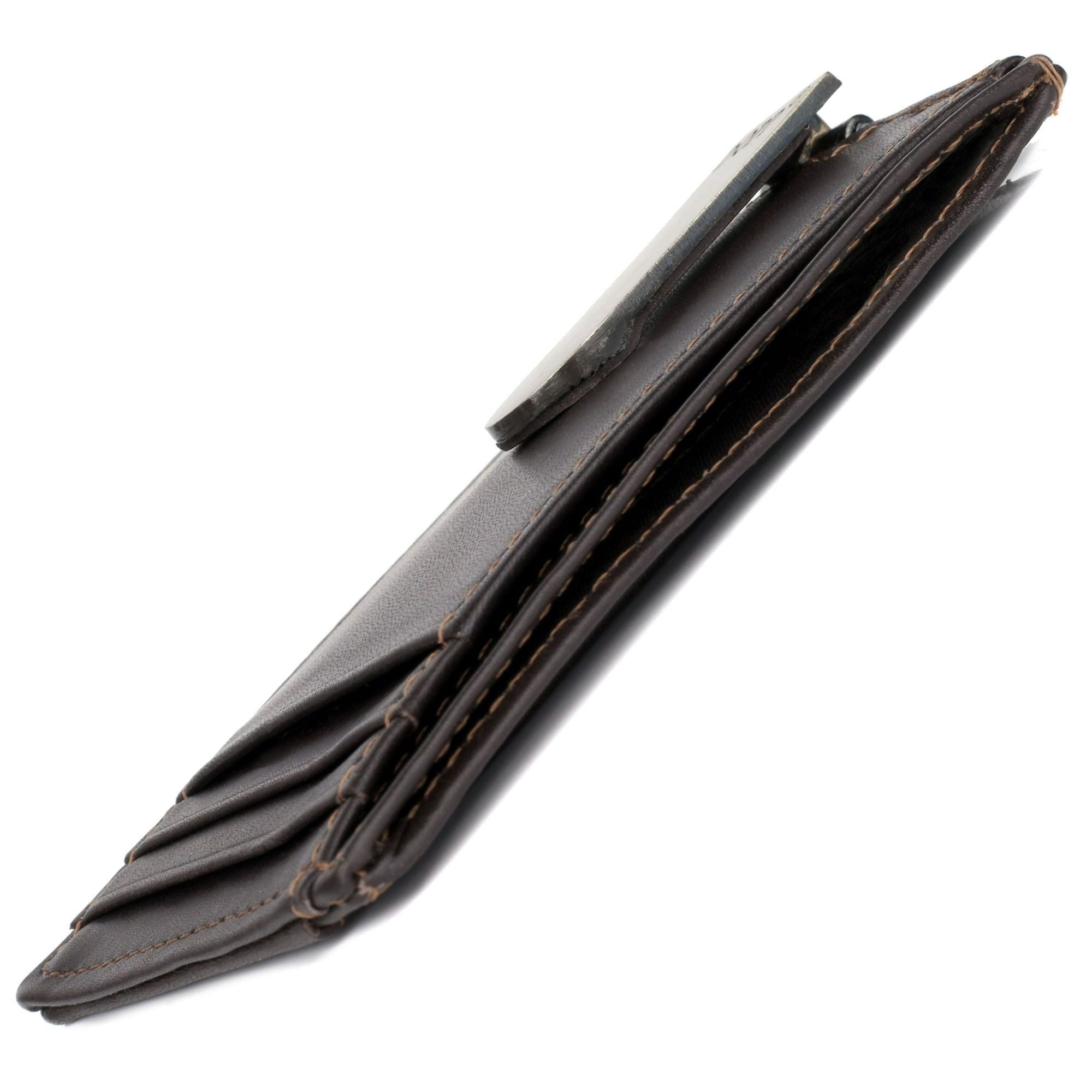 Dopp Men's Regatta Front Pocket Money Clip Leather, Brown