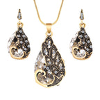 Pendant necklace earring set Pi-Mart