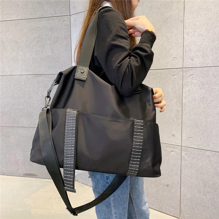 Oxford Fabric Bag Tote Casual Fashion Canvas Duffel Purse Solid Large for Travel Fitness SHOMICOBOUTIQUE