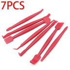 7/13pcs Car Vinyl Film Wrapping Tools Car Sticker Film Scraper Kit Auto Felt Squeegee Scraper Set Knife Decal Plaste Accessories Stevvex