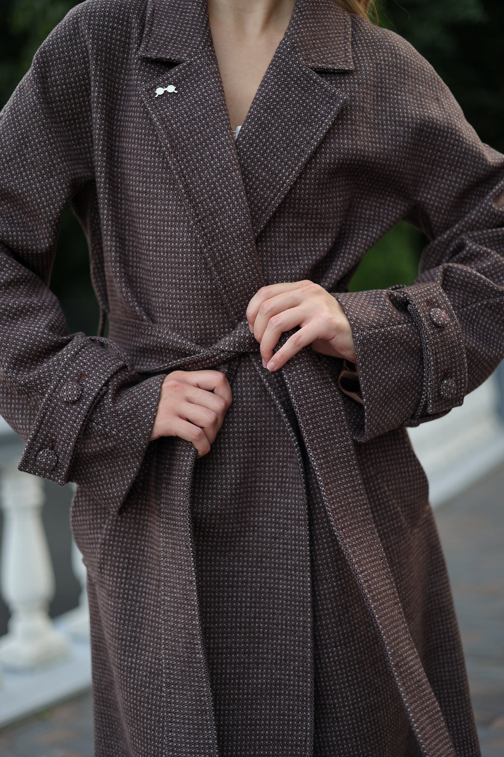 Classic Alpaca Wool Blend Coat - SJB-DIAMOND ELITES