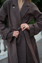 Classic Alpaca Wool Blend Coat - SJB-DIAMOND ELITES